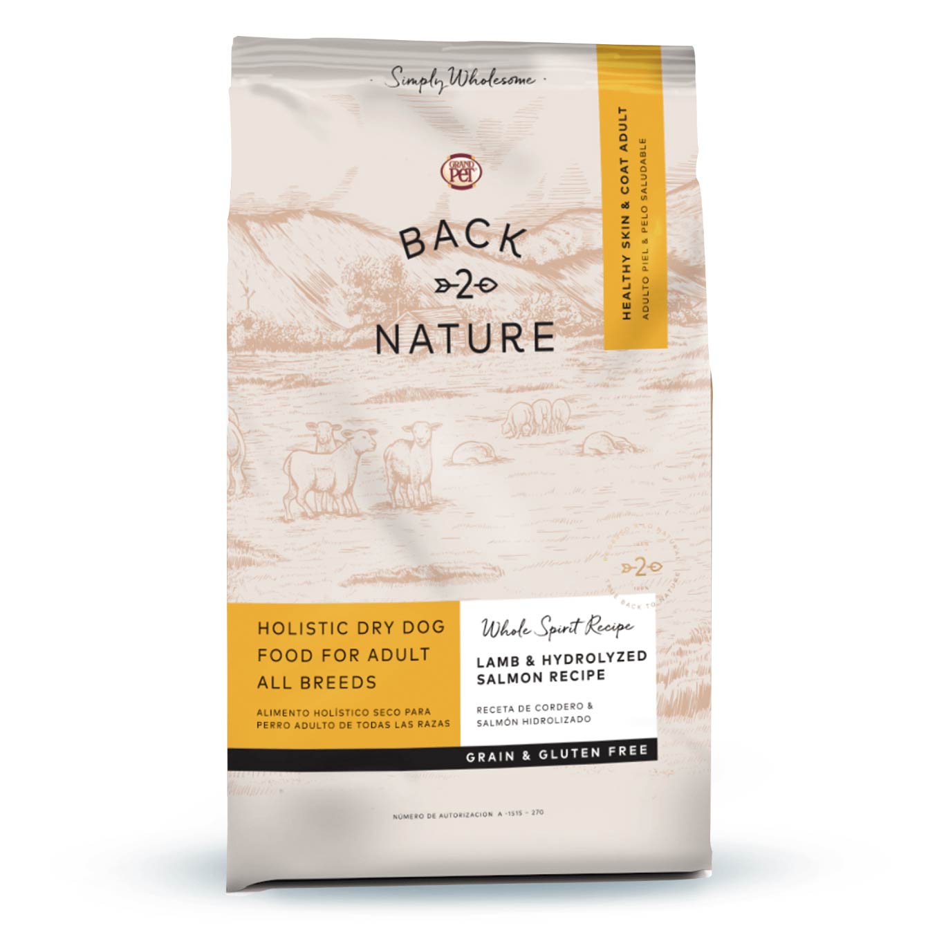 Back 2 Nature Adulto Piel y Pelo Saludable - Alimento Holistico para Perro, perro, Back 2 Nature, Mister Mascotas Back 2 Nature Adulto Piel y Pelo Saludable - Alimento Holistico para Perro, perro, Back 2 Nature, Mister Mascotas